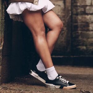 Dolce Vita Zantel Onyx and Metallic Sneakers